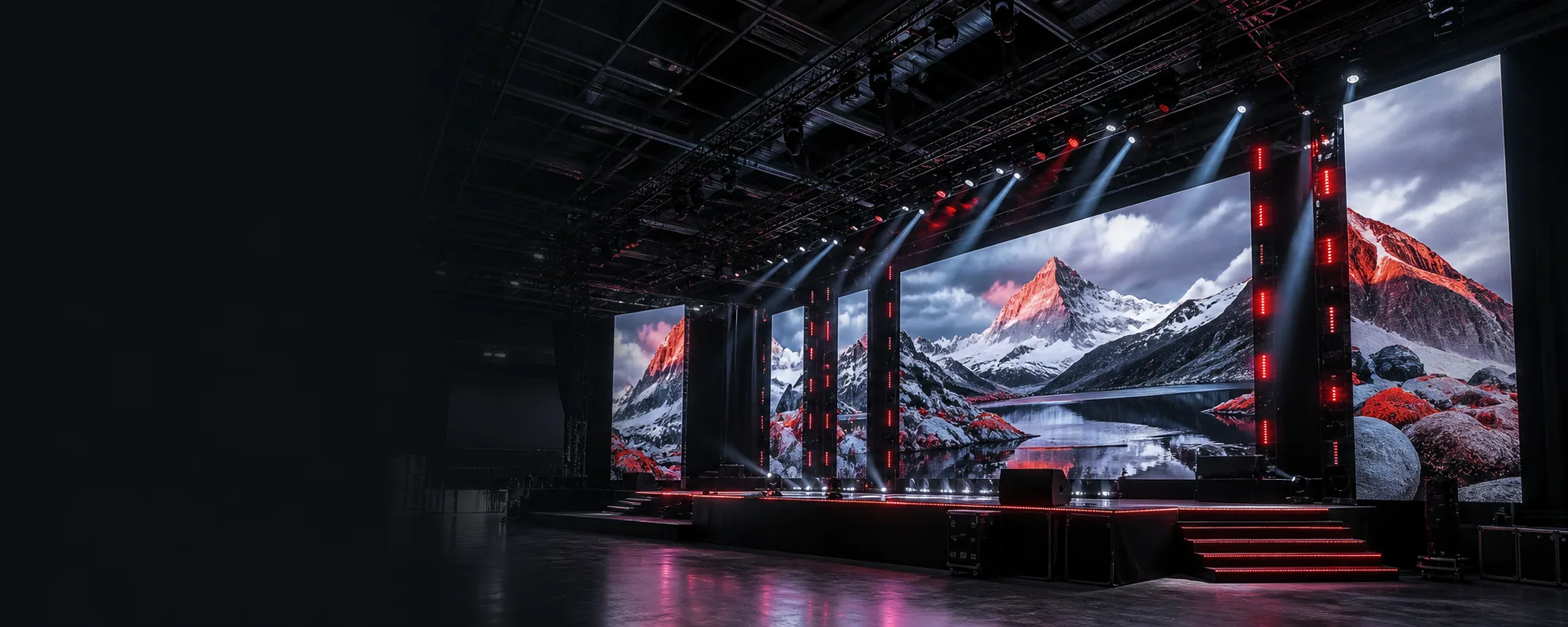 GOE LED video wall for professional visual environments