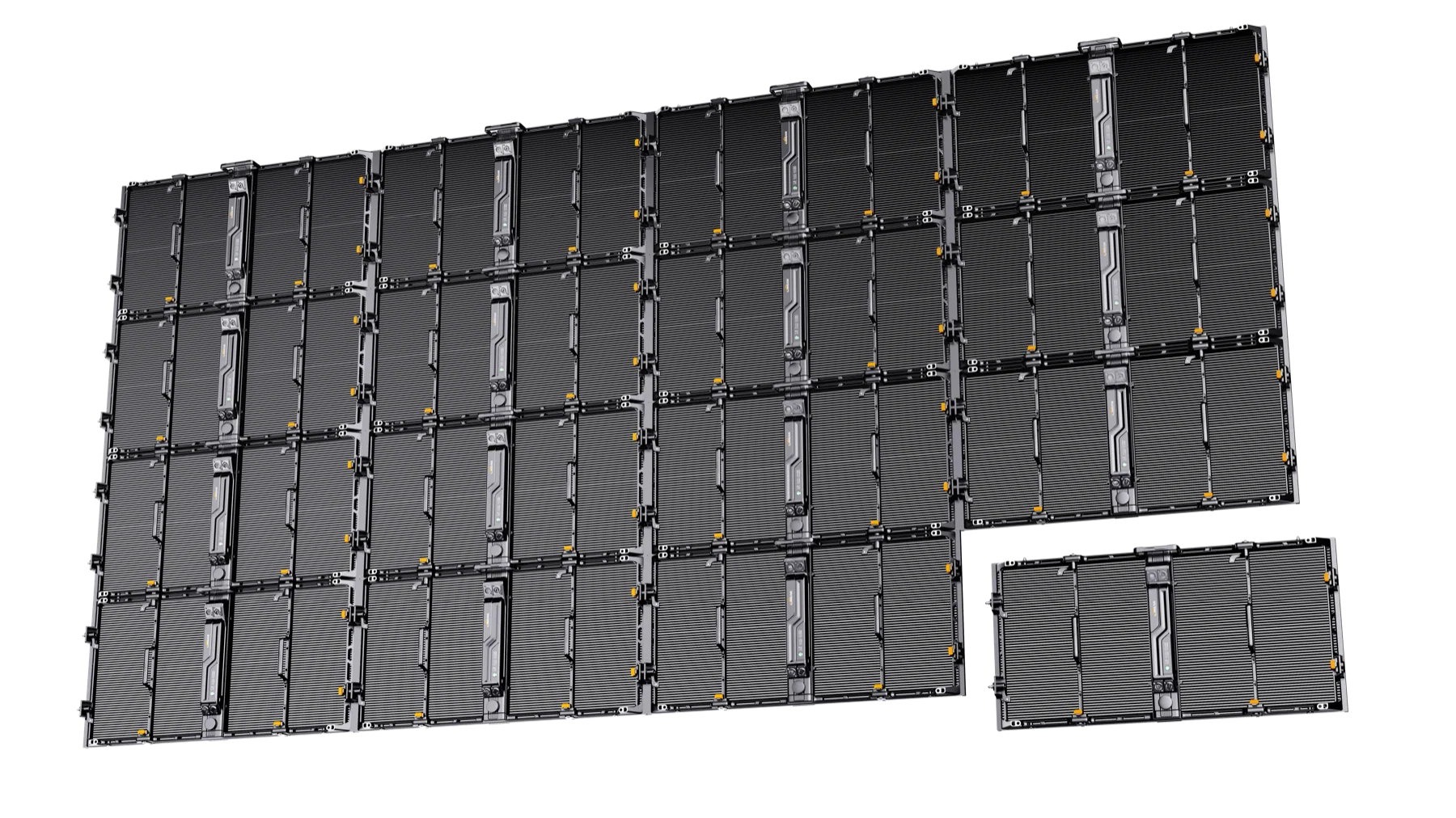 GOE BF Series rental transparent LED screen wall