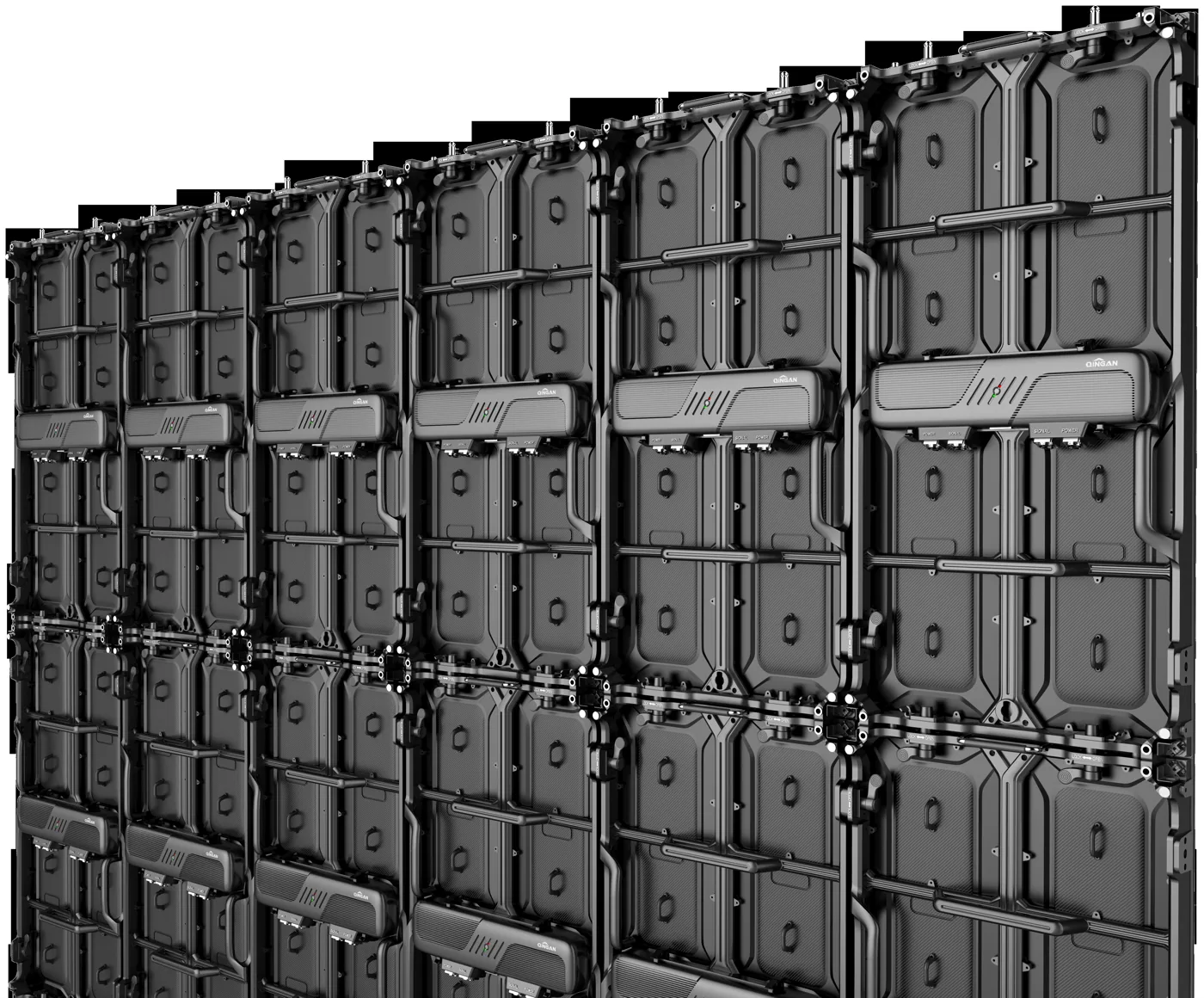 GOE JR Series rental LED display installation view